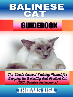 cover image of BALINESE CAT GUIDEBOOK
